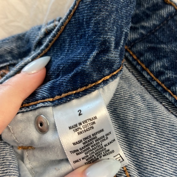 Aeropostale super high rise straight jean in great condition - Picture 3 of 3